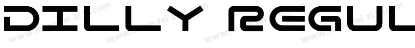 dilly Regular字体转换